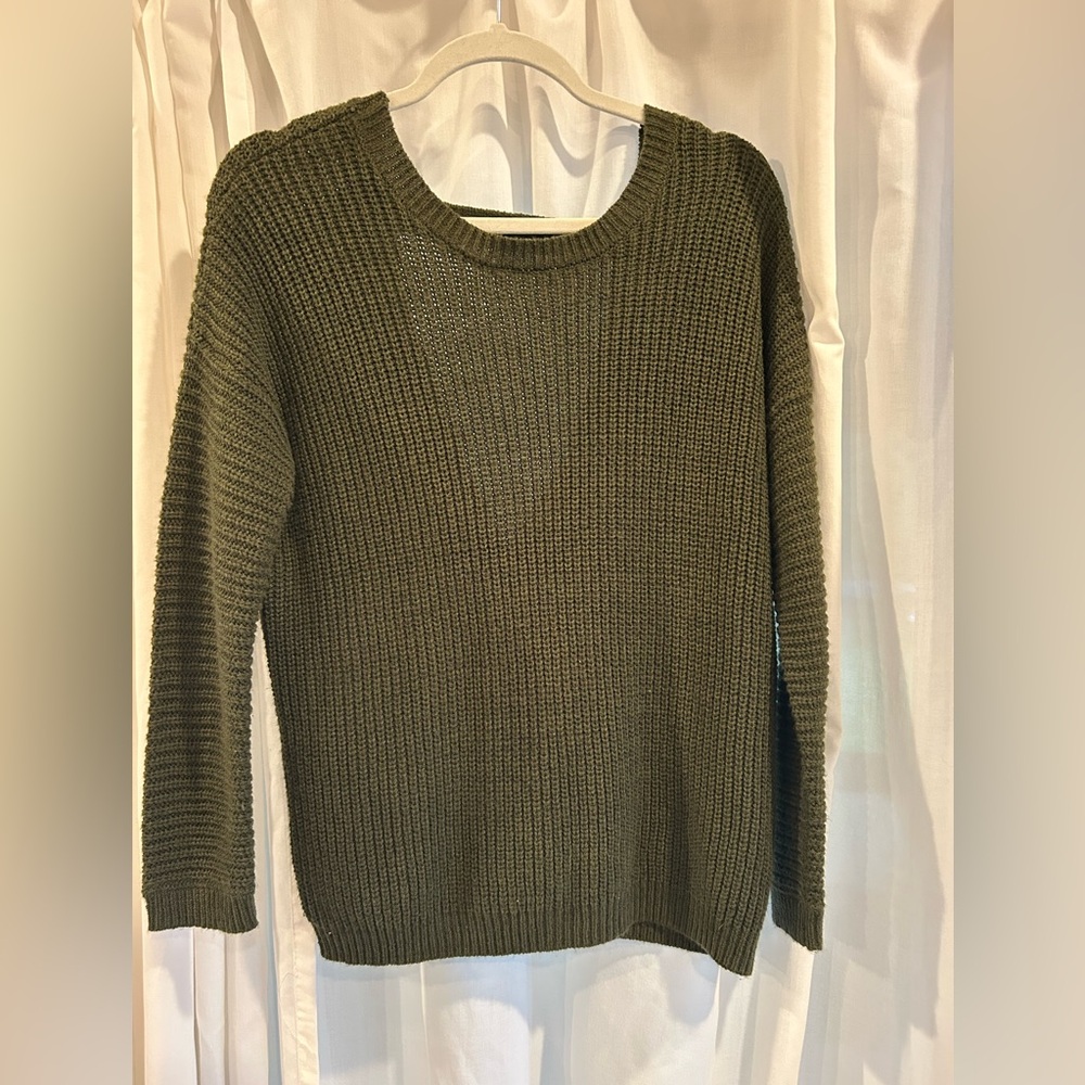 Forever 21 Forest Green Knit Top